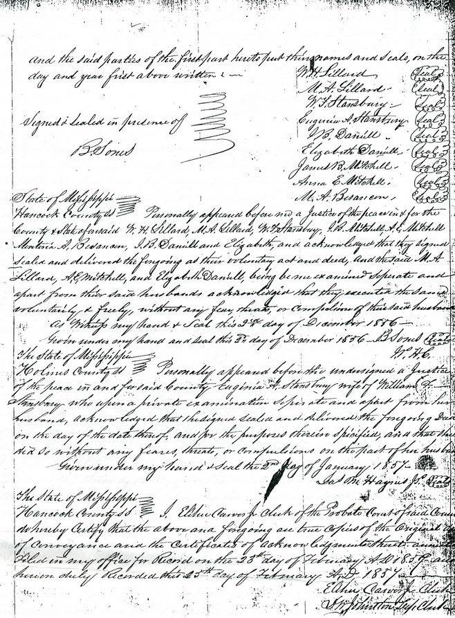 Clifton Plantation deed 2